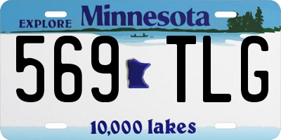 MN license plate 569TLG