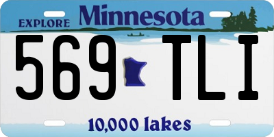 MN license plate 569TLI