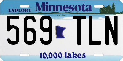 MN license plate 569TLN