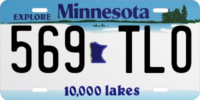 MN license plate 569TLO