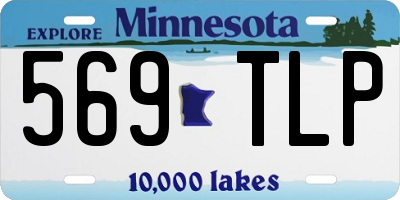 MN license plate 569TLP