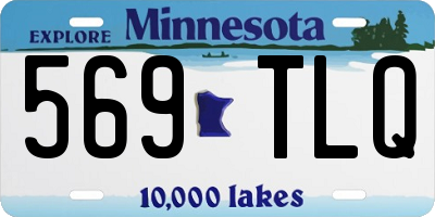 MN license plate 569TLQ