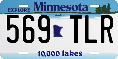 MN license plate 569TLR