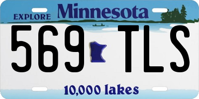 MN license plate 569TLS