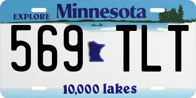 MN license plate 569TLT