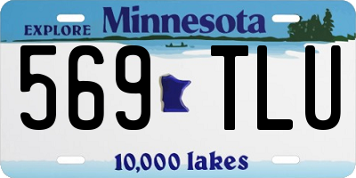 MN license plate 569TLU