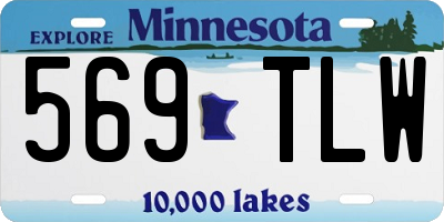 MN license plate 569TLW