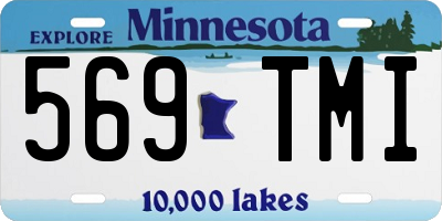 MN license plate 569TMI