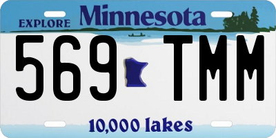 MN license plate 569TMM