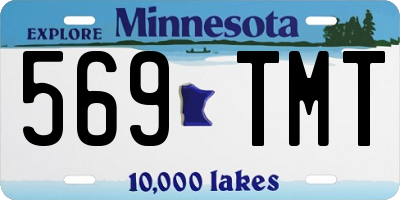 MN license plate 569TMT
