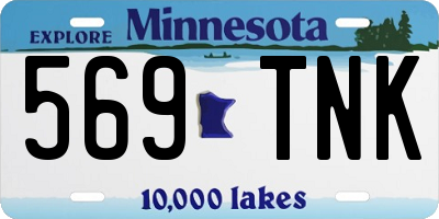 MN license plate 569TNK
