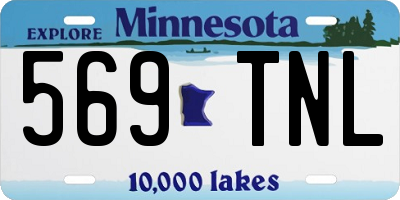 MN license plate 569TNL