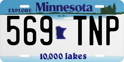 MN license plate 569TNP