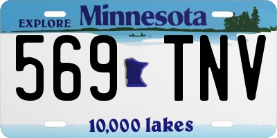 MN license plate 569TNV