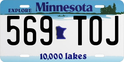 MN license plate 569TOJ
