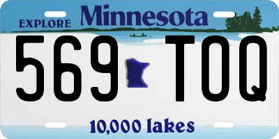 MN license plate 569TOQ