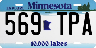 MN license plate 569TPA
