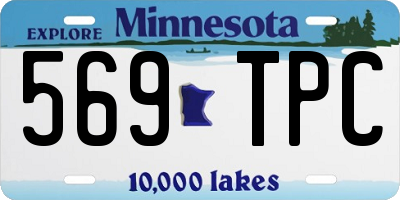 MN license plate 569TPC
