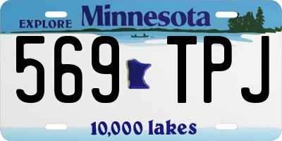 MN license plate 569TPJ