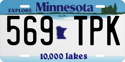 MN license plate 569TPK