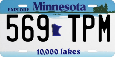 MN license plate 569TPM