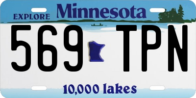MN license plate 569TPN