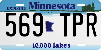 MN license plate 569TPR