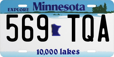 MN license plate 569TQA