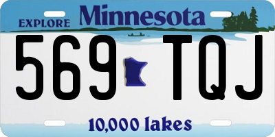 MN license plate 569TQJ