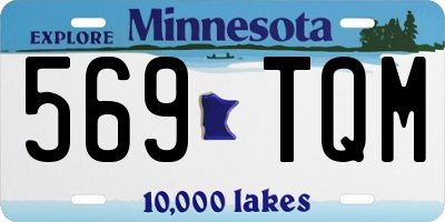 MN license plate 569TQM
