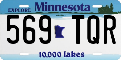 MN license plate 569TQR