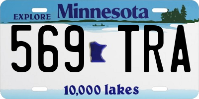 MN license plate 569TRA