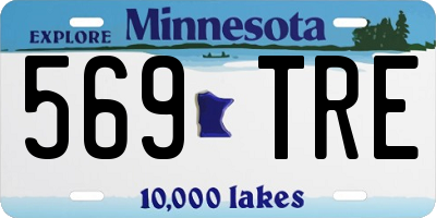 MN license plate 569TRE