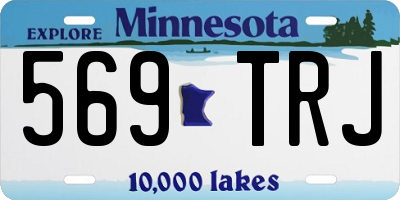 MN license plate 569TRJ