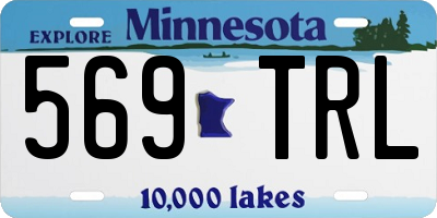 MN license plate 569TRL