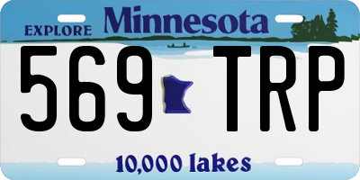 MN license plate 569TRP