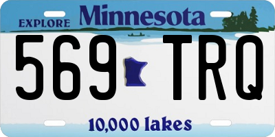 MN license plate 569TRQ