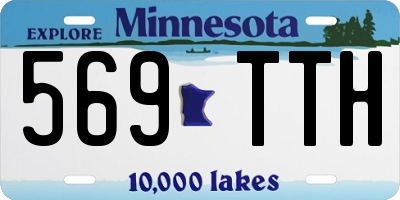 MN license plate 569TTH