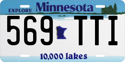 MN license plate 569TTI