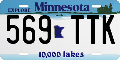 MN license plate 569TTK