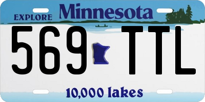 MN license plate 569TTL