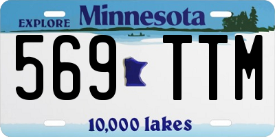 MN license plate 569TTM