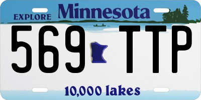 MN license plate 569TTP