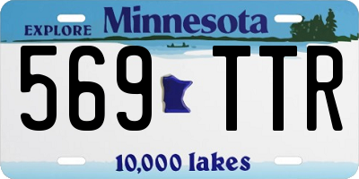 MN license plate 569TTR