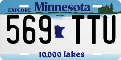 MN license plate 569TTU