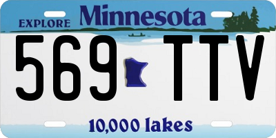 MN license plate 569TTV