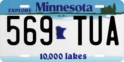 MN license plate 569TUA
