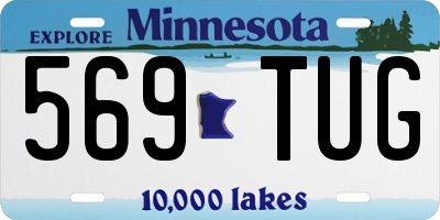 MN license plate 569TUG