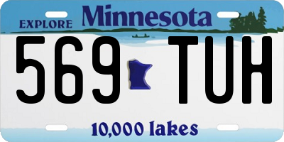 MN license plate 569TUH