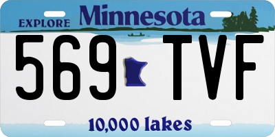 MN license plate 569TVF
